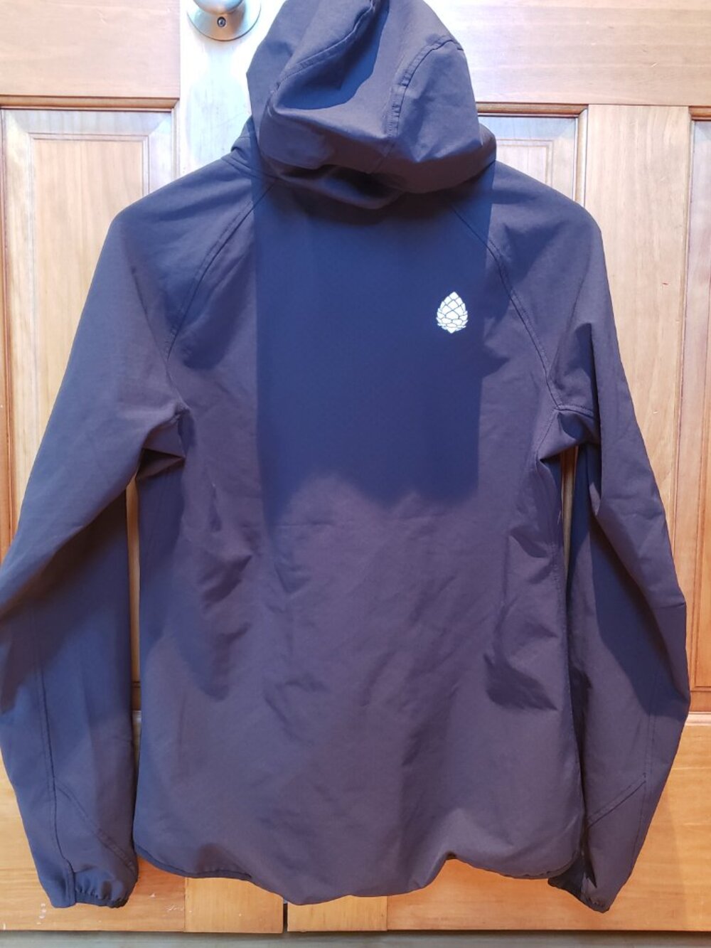 Stio Women's Hooded Light Windshell Jacket Mountain Shadow Med Black Gorpcore - Picture 5 of 8